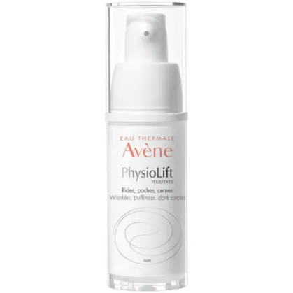 Avene PhysioLift, krem do pielęgnacji skóry wokół oczu, zmarszczki, opuchnięcia, cienie, 15 ml