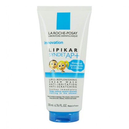 La Roche-Posay Lipikar Syndet AP+, krem myjący do ciała uzupełniający poziom lipidów, od urodzenia, 200 ml