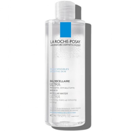 La Roche-Posay Ultra, płyn micelarny, skóra wrażliwa twarzy i oczu, 400 ml