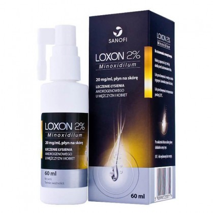 Loxon 2% (Minoxidilum) 20 mg/ml, płyn na skórę, 60 ml