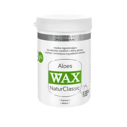 Wax Pilomax Aloes NaturClassic, maska regenerująca do włosów cienkich, 480 ml