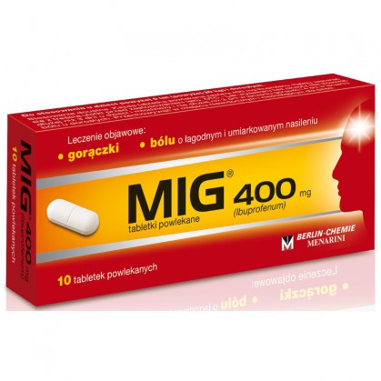 MIG, 400 mg, 10 tabletek