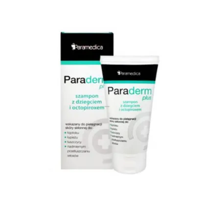 Paraderm Plus, szampon z dziegciem i octopiroxem, 150 g