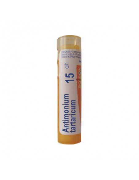 Boiron Antimonium tartaricum 15 CH, granulki, 4 g
