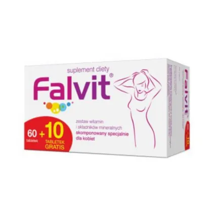 Falvit, 60 tabletek + 10 tabletek gratis