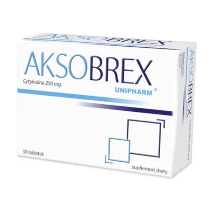 Unipharm Aksobrex (Axobrex), cytykolina 250 mg, 30 tabletek