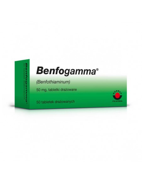 Benfogamma 50 mg, 50 tabletek drażowanych
