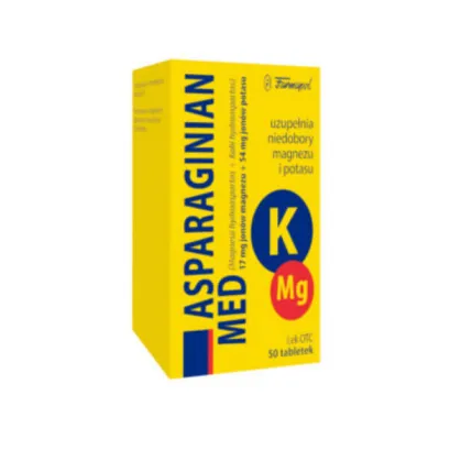 Asparginian Med 17 mg + 54 mg, 50 tabletek