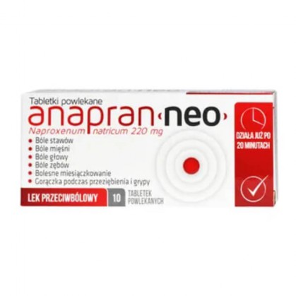 Anapran Neo, 220 mg, tabletki powlekane, 10 sztuk