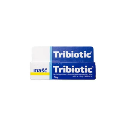 Tribiotic (5 mg + 0,833 mg + 0,01 g)/ g, maść, 14 g