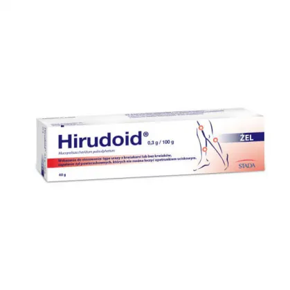 Hirudoid 0,3 g/ 100 g, żel, 40 g (import równoległy Delfarma)