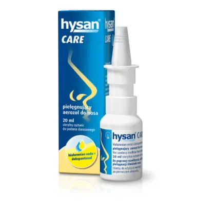 Hysan Care, pielęgnujący aerozol do nosa, 20 ml