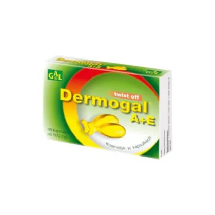 GAL, dermogal A + E kosmetyk w kapsułkach 48 kapsułek twist-off