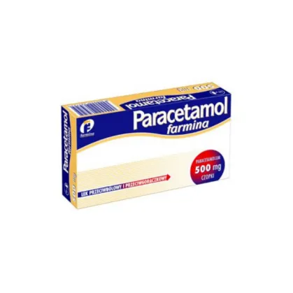 Paracetamol Farmina 500mg, czopki, 10 sztuk