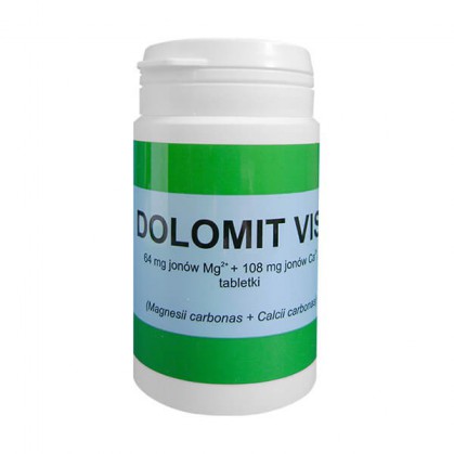 Dolomit VIS 108 mg + 64 mg, 100 tabletek