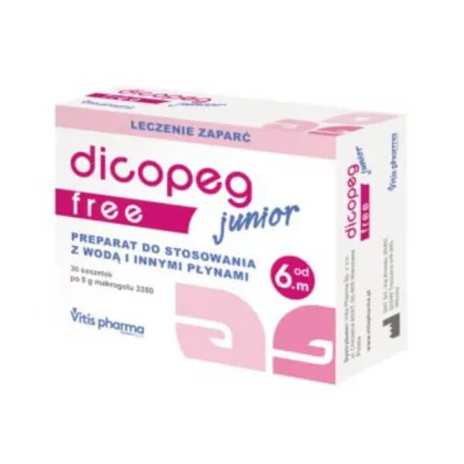 Dicopeg Junior Free, od 6 miesiąca, 30 saszetek