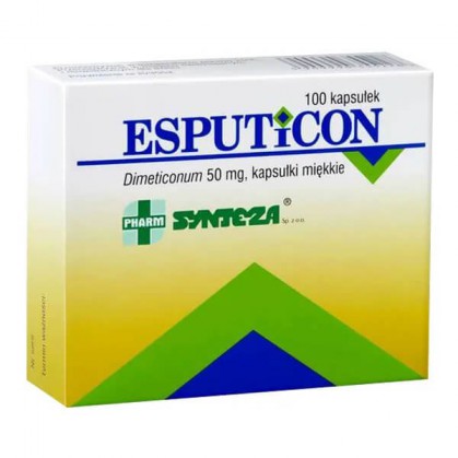 Esputicon 50 mg, 100 kapsułek