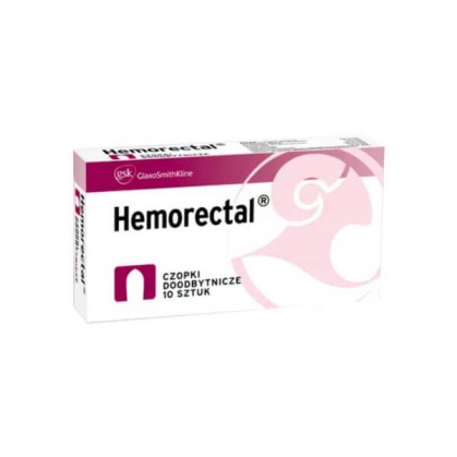Hemorectal, 10 czopków