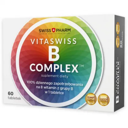 Vitaswiss B Complex, 60 tabletek