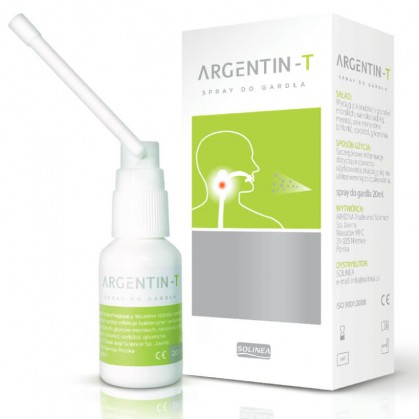 Argentin-T, spray do gardła, 20ml