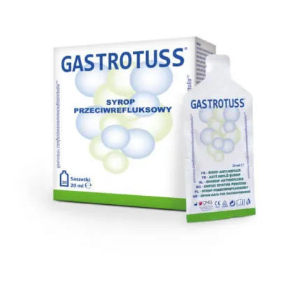 Gastrotuss syrop przeciw refluksowi, 20 saszetek po 20 ml