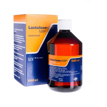 Lactulose-MIP 9,75 g/ 15 ml, syrop, 500 ml