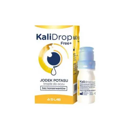 KaliDrop Free+, krople do oczu z jodkiem potasu, 10 ml