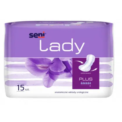 Seni Lady Plus, wkładki urologiczne, 15 sztuk