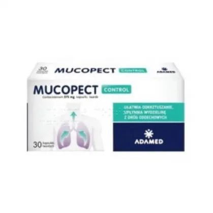 Mucopect Control 375 mg, 30 kapsułek
