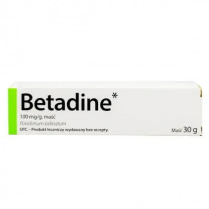 Betadine,10%, maść, 30 g (import równoległy, Delfarma)