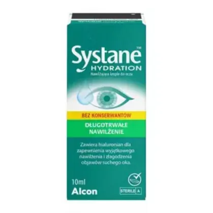 Systane Hydration krople do oczu bez konserwantów, 10 ml