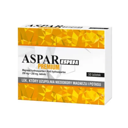 Aspar Espefa 250 mg + 250 mg, 50 tabletek