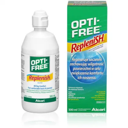OPTI-FREE RepleniSH, płyn dezynfekcyjny wielofunkcyjny, 300ml