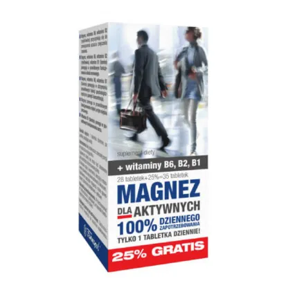 Magnez dla aktywnych, 35 tabletek