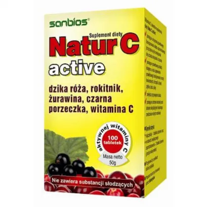Natur-C Active, 100 tabletek - Sanbios