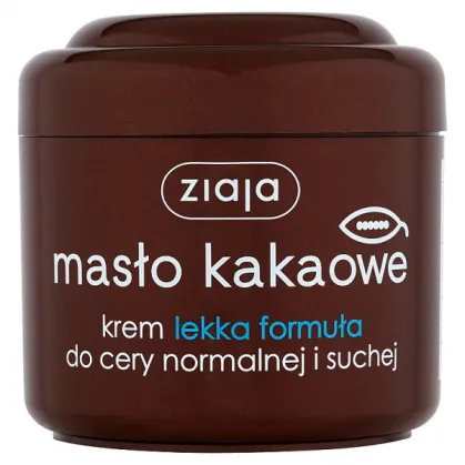 Ziaja Masło Kakaowe, krem lekka formuła do cery normalnej i suchej, 200 ml