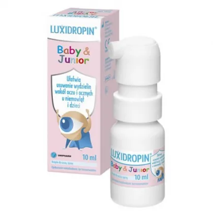 Luxidropin Baby & Junior, krople do oczu dla dzieci, 10 ml