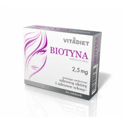 Biotyna 2,5 mg, Vitadiet, 60 tabletek
