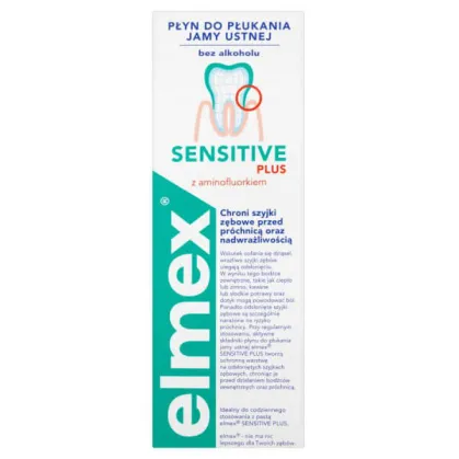 Elmex Płyn do płukania jamy ustnej Sensitiv Plus, 400ml