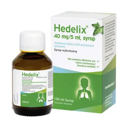 Hedelix 40 mg/5 ml, syrop, 100 ml
