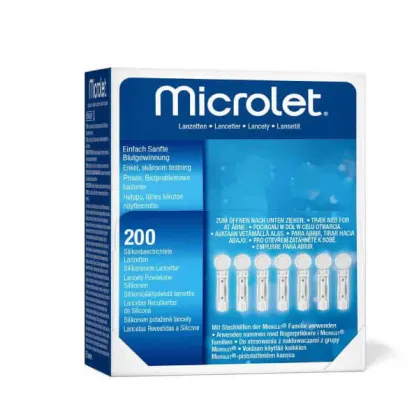 Lancety Microlet, 200 sztuk