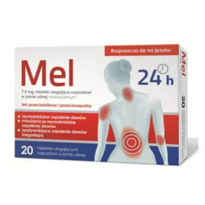 Mel 7,5 mg, 20 tabletek