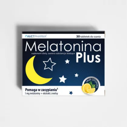 Melatonina Plus, 30 tabletek do ssania