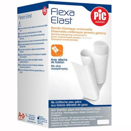 Pic Solution Flexa Elast, bandaż elastyczny, biały, 7 cm x 4,5 m, 1 sztuka