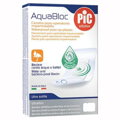 Pic Solution AquaBloc, plaster pooperacyjny, wodoszczelny, antybakteryjny, 5 cm x 7 cm, 5 sztuk
