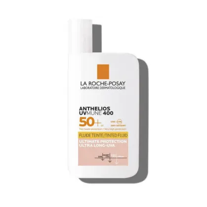 La Roche-Posay Anthelios UVMune 400, barwiący fluid ochronny, SPF 50+, 50 ml