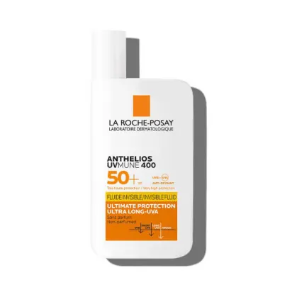 La Roche-Posay Anthelios UVMune 400, niewidoczny fluid ochronny, SPF 50+, 50 ml