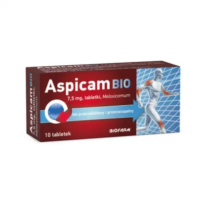 Aspicam Bio 7,5 mg, 10 tabletek