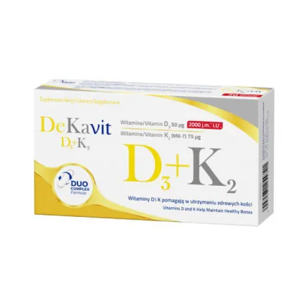 Diagnosis DeKavit D3 + K2, 30 kapsułek