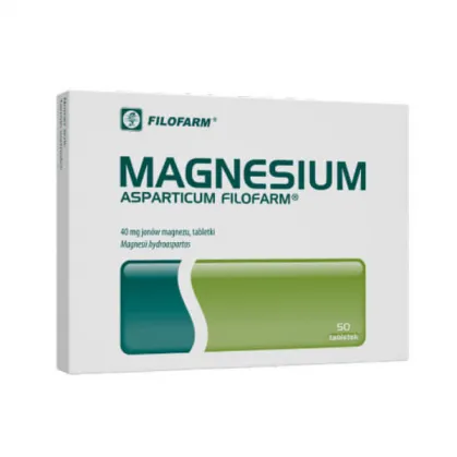 Magnesium Asparticum Filofarm, 50 tabletek